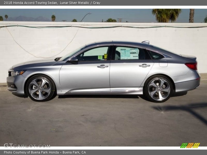 Lunar Silver Metallic / Gray 2018 Honda Accord Touring Sedan