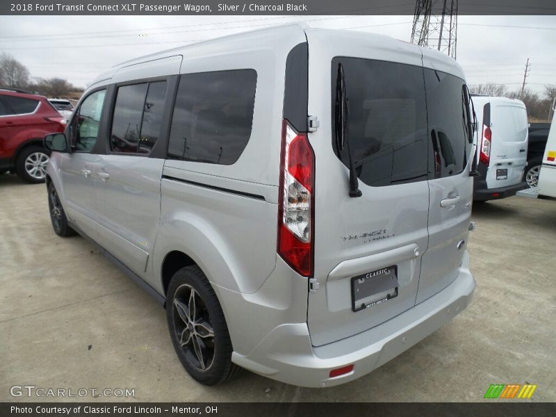 Silver / Charcoal Black 2018 Ford Transit Connect XLT Passenger Wagon