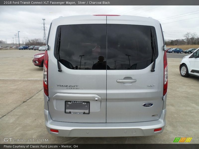 Silver / Charcoal Black 2018 Ford Transit Connect XLT Passenger Wagon