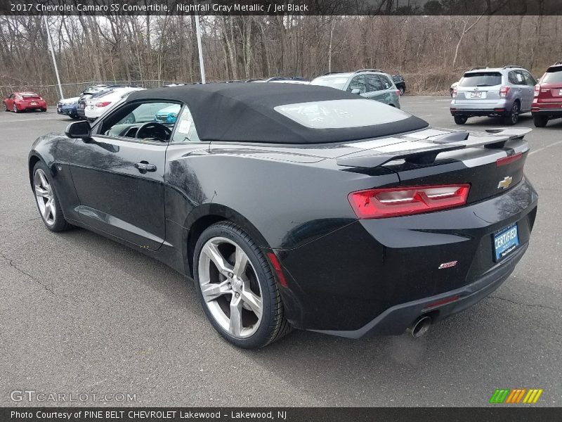 Nightfall Gray Metallic / Jet Black 2017 Chevrolet Camaro SS Convertible