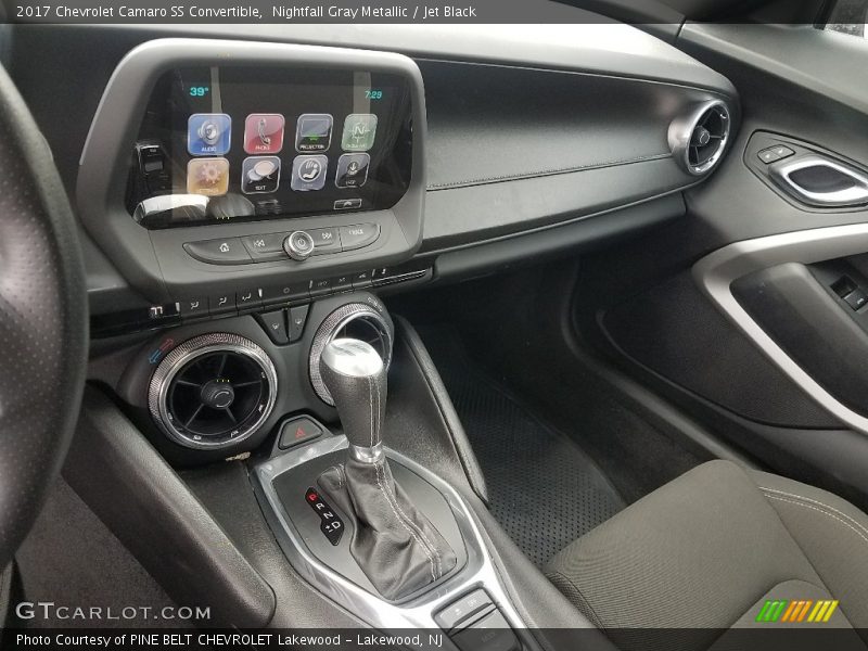 Nightfall Gray Metallic / Jet Black 2017 Chevrolet Camaro SS Convertible