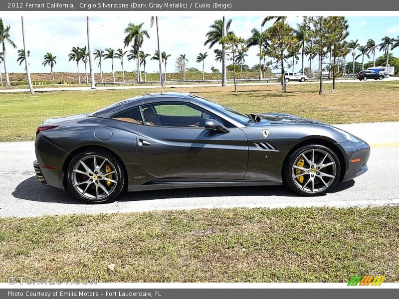 Grigio Silverstone (Dark Gray Metallic) / Cuoio (Beige) 2012 Ferrari California