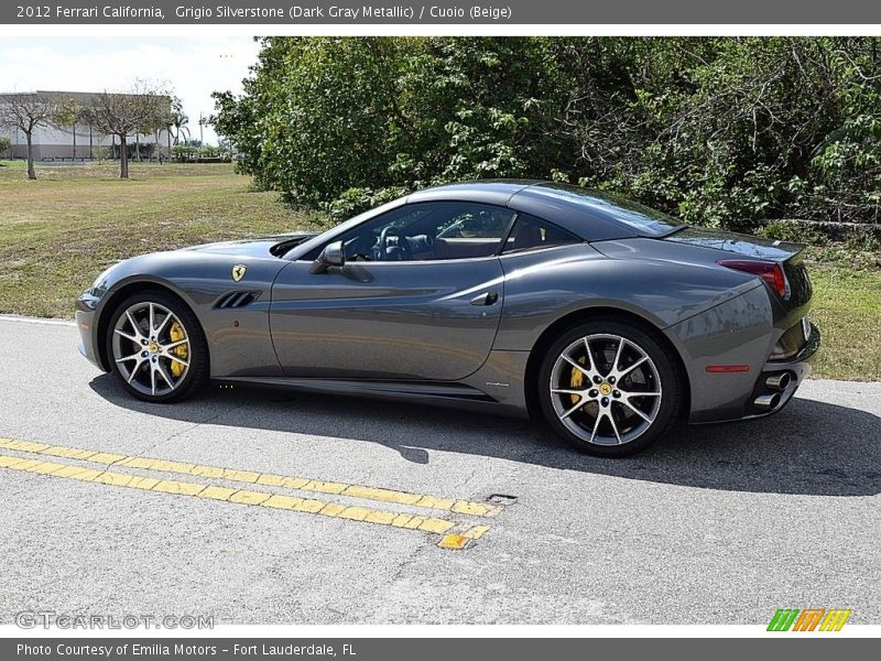 Grigio Silverstone (Dark Gray Metallic) / Cuoio (Beige) 2012 Ferrari California