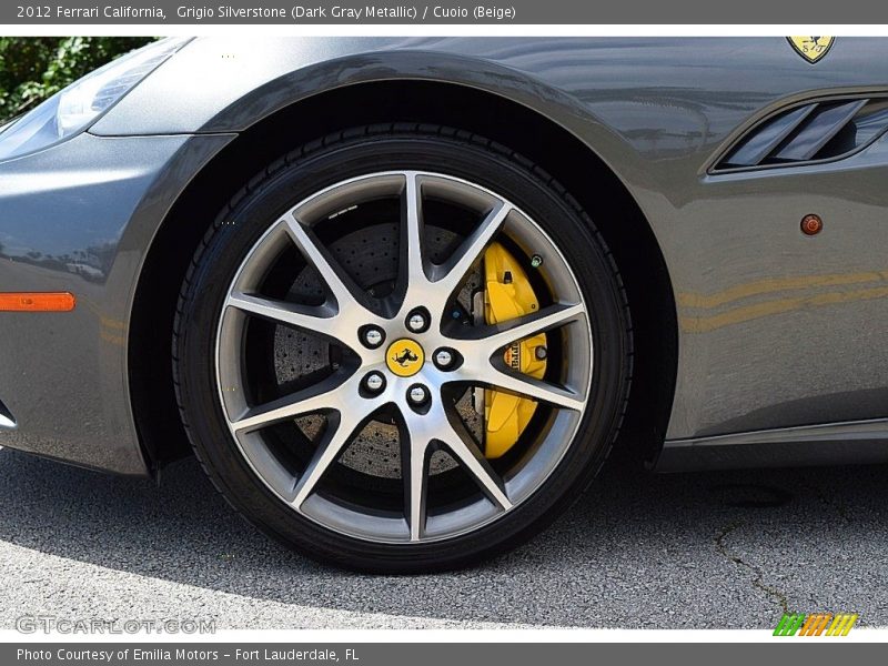 Grigio Silverstone (Dark Gray Metallic) / Cuoio (Beige) 2012 Ferrari California