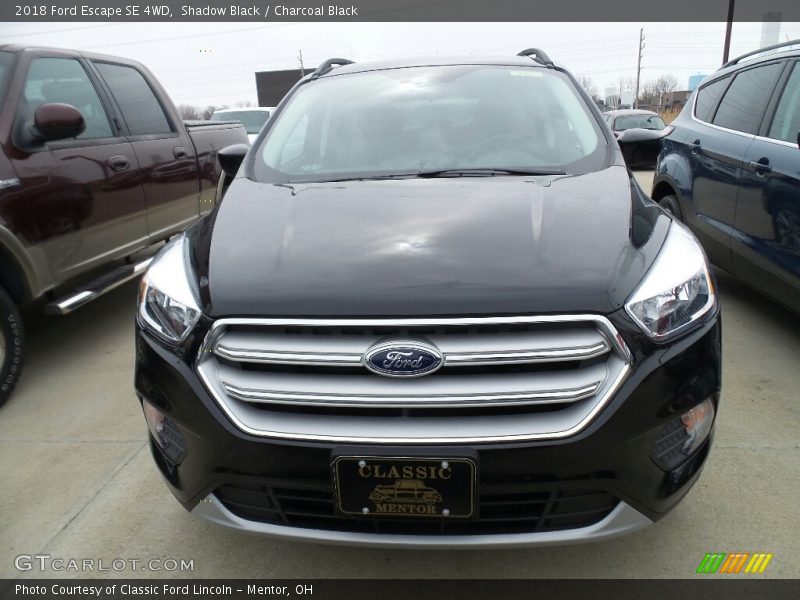 Shadow Black / Charcoal Black 2018 Ford Escape SE 4WD