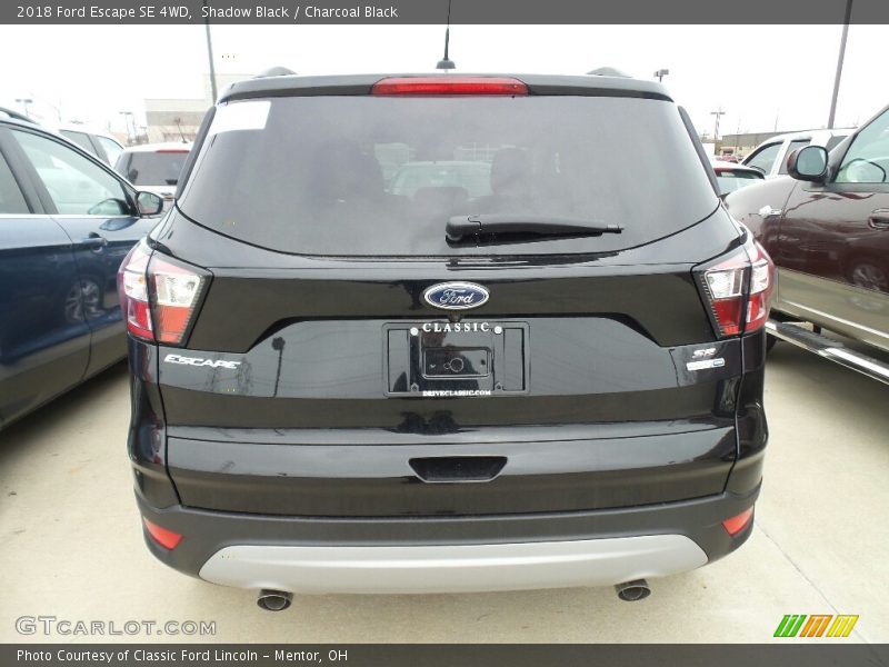 Shadow Black / Charcoal Black 2018 Ford Escape SE 4WD