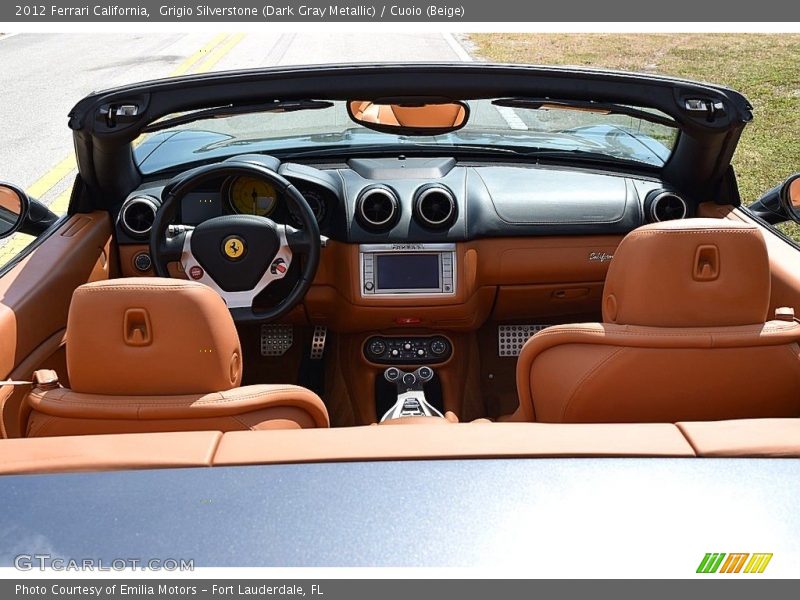 Grigio Silverstone (Dark Gray Metallic) / Cuoio (Beige) 2012 Ferrari California
