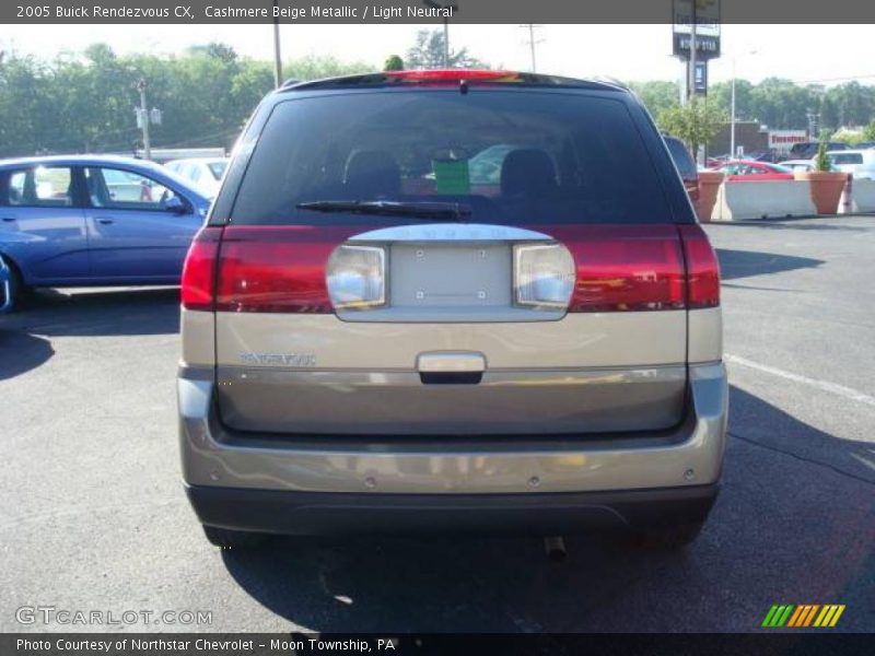 Cashmere Beige Metallic / Light Neutral 2005 Buick Rendezvous CX
