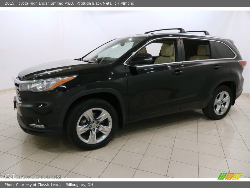 Attitude Black Metallic / Almond 2015 Toyota Highlander Limited AWD