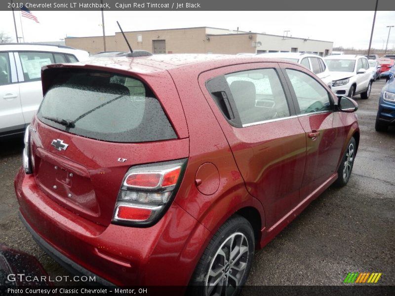 Cajun Red Tintcoat / Jet Black 2018 Chevrolet Sonic LT Hatchback