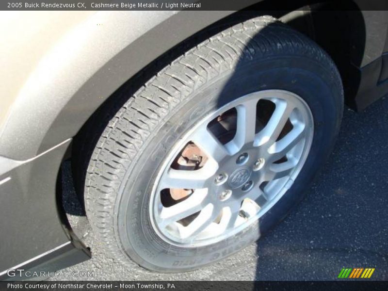 Cashmere Beige Metallic / Light Neutral 2005 Buick Rendezvous CX