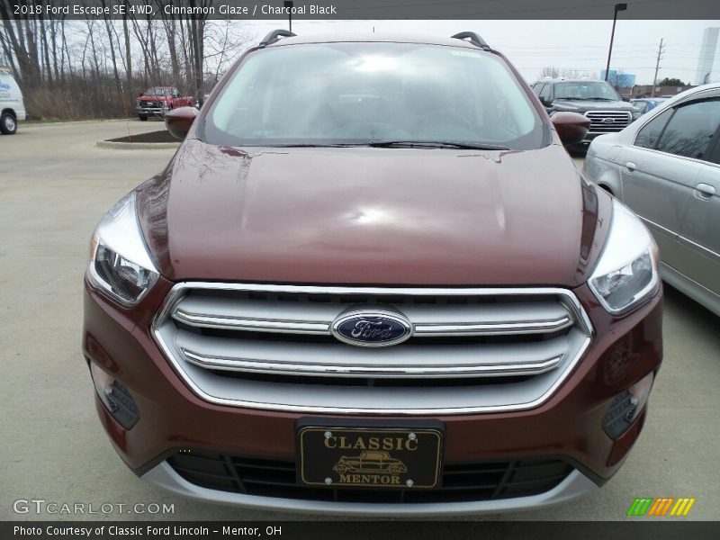 Cinnamon Glaze / Charcoal Black 2018 Ford Escape SE 4WD