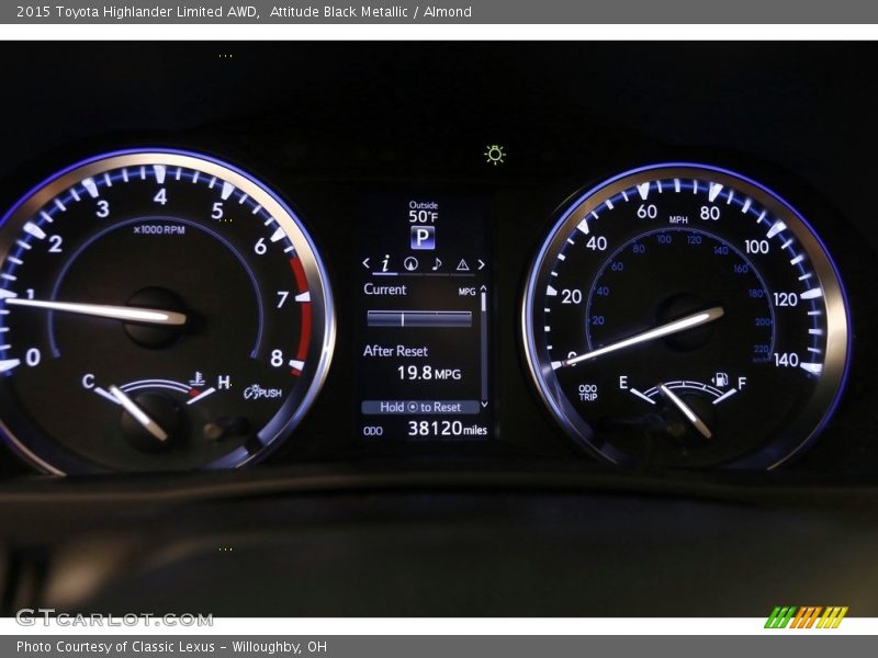 Attitude Black Metallic / Almond 2015 Toyota Highlander Limited AWD