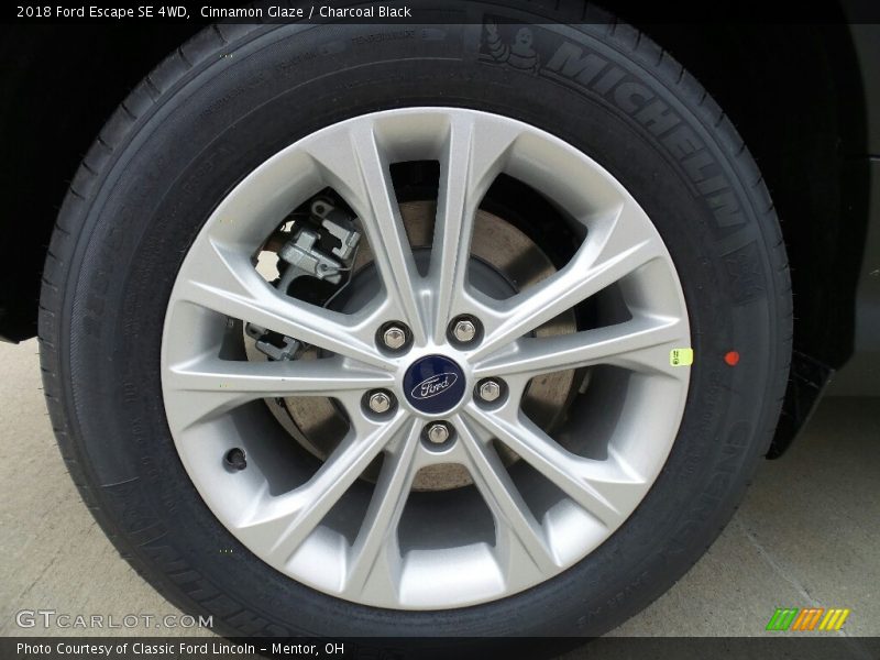 Cinnamon Glaze / Charcoal Black 2018 Ford Escape SE 4WD