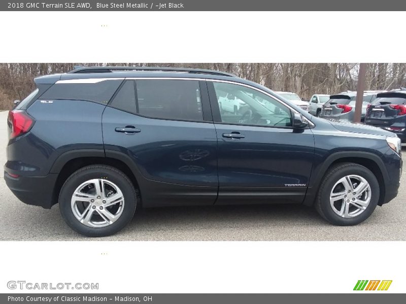 Blue Steel Metallic / ­Jet Black 2018 GMC Terrain SLE AWD