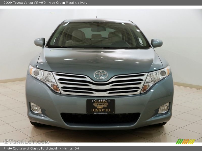 Aloe Green Metallic / Ivory 2009 Toyota Venza V6 AWD