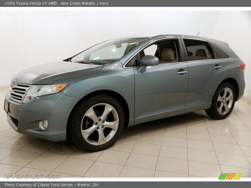 Aloe Green Metallic / Ivory 2009 Toyota Venza V6 AWD