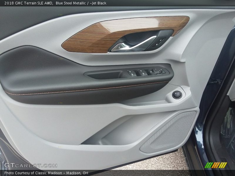 Blue Steel Metallic / ­Jet Black 2018 GMC Terrain SLE AWD