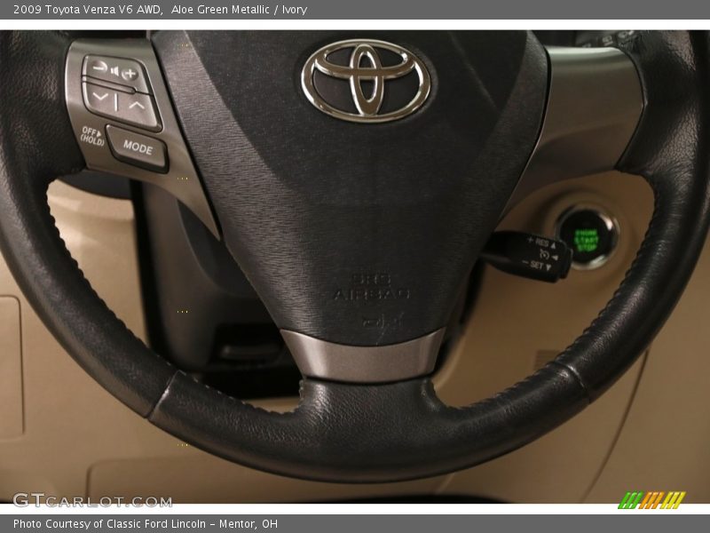 Aloe Green Metallic / Ivory 2009 Toyota Venza V6 AWD