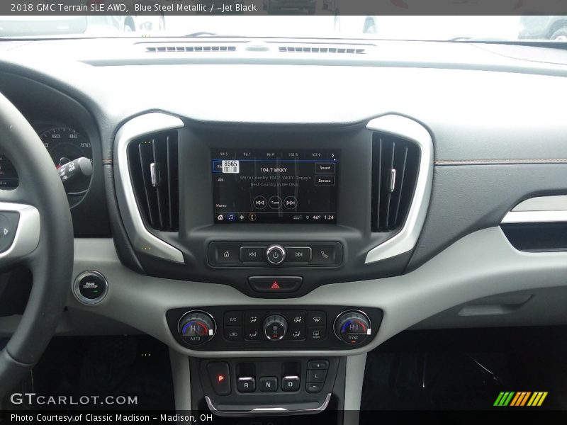 Blue Steel Metallic / ­Jet Black 2018 GMC Terrain SLE AWD