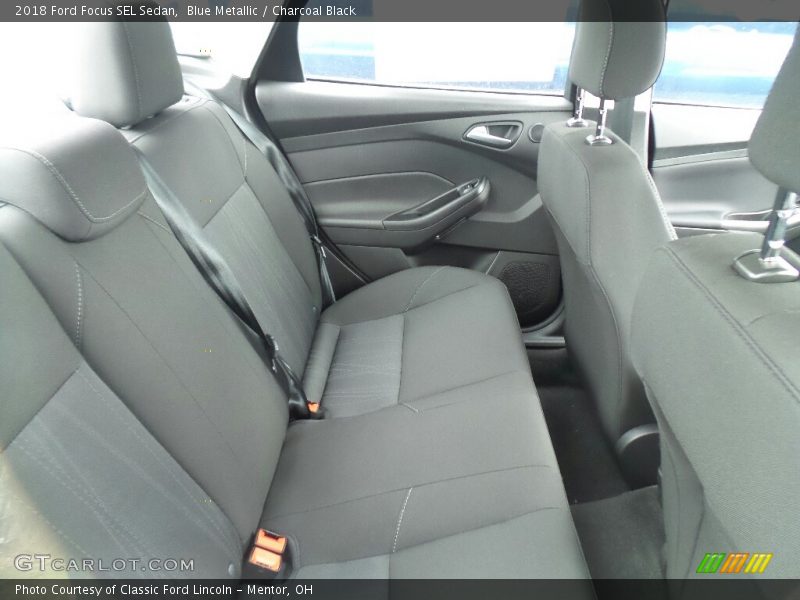 Blue Metallic / Charcoal Black 2018 Ford Focus SEL Sedan