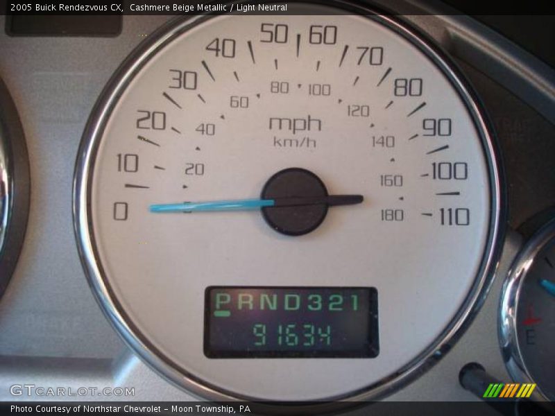 Cashmere Beige Metallic / Light Neutral 2005 Buick Rendezvous CX
