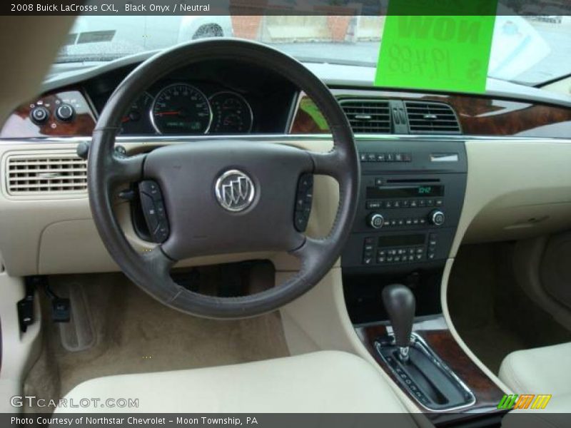 Black Onyx / Neutral 2008 Buick LaCrosse CXL