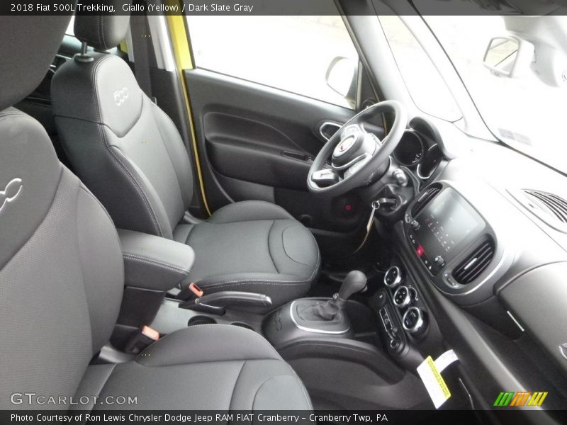 Giallo (Yellow) / Dark Slate Gray 2018 Fiat 500L Trekking