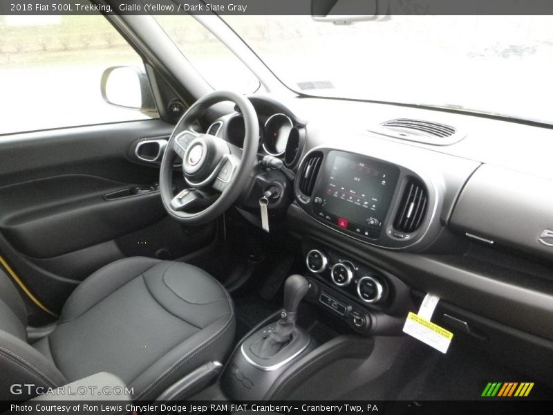 Giallo (Yellow) / Dark Slate Gray 2018 Fiat 500L Trekking