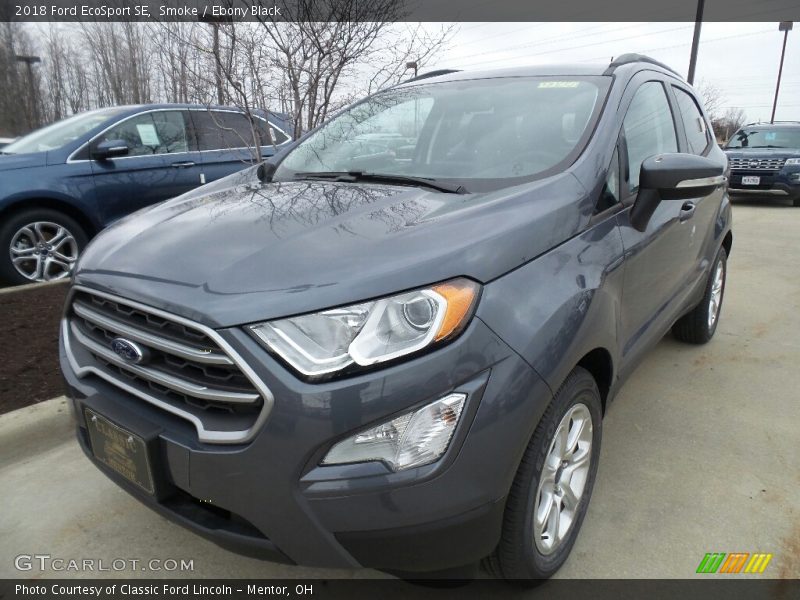 Smoke / Ebony Black 2018 Ford EcoSport SE