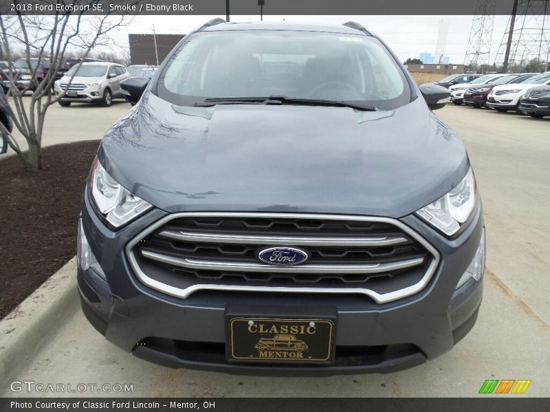 Smoke / Ebony Black 2018 Ford EcoSport SE
