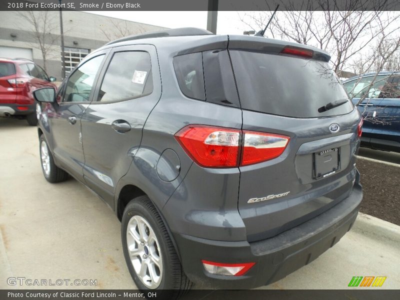 Smoke / Ebony Black 2018 Ford EcoSport SE
