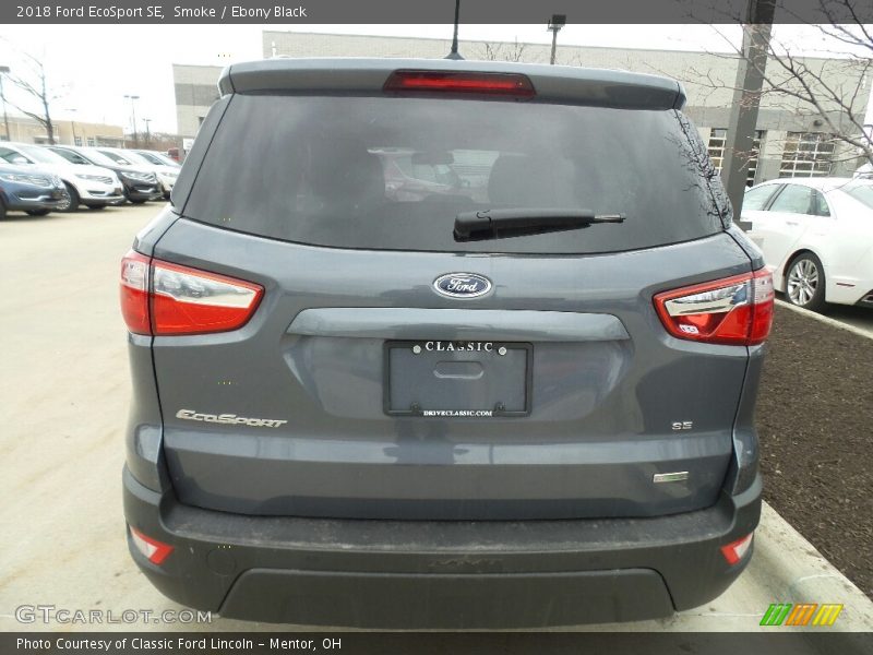 Smoke / Ebony Black 2018 Ford EcoSport SE