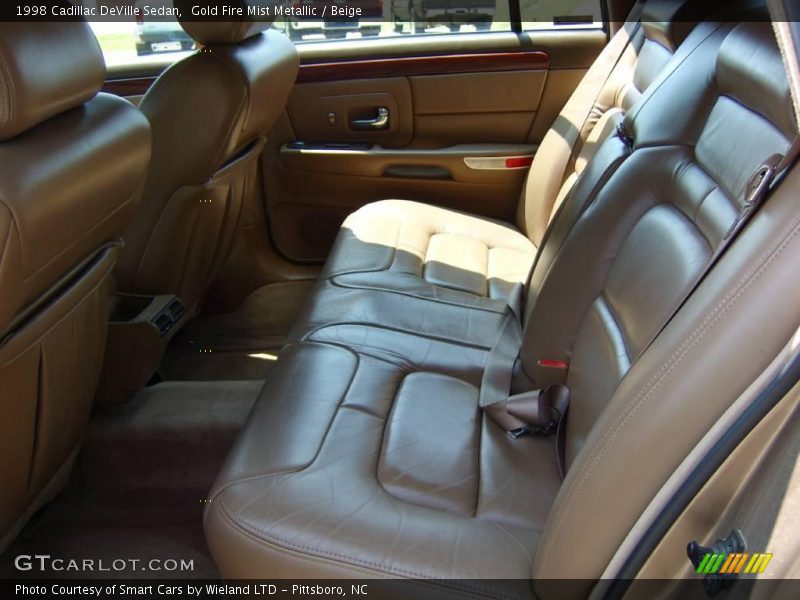 Gold Fire Mist Metallic / Beige 1998 Cadillac DeVille Sedan