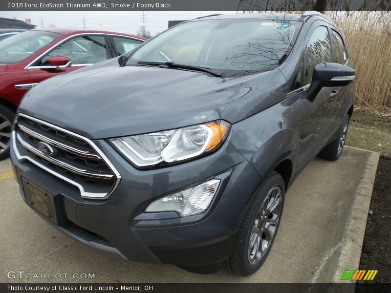 Smoke / Ebony Black 2018 Ford EcoSport Titanium 4WD