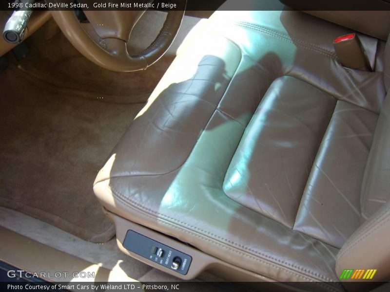 Gold Fire Mist Metallic / Beige 1998 Cadillac DeVille Sedan