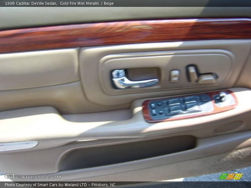 Gold Fire Mist Metallic / Beige 1998 Cadillac DeVille Sedan