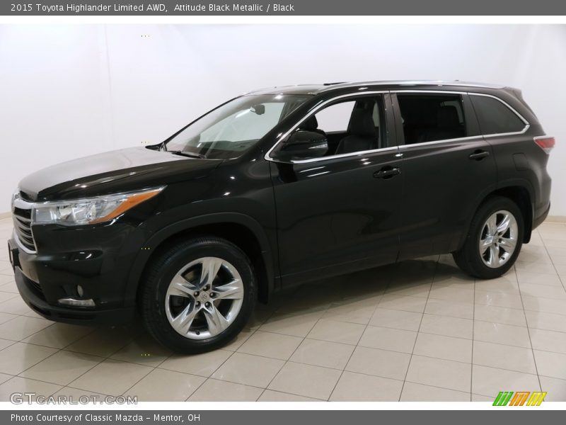 Attitude Black Metallic / Black 2015 Toyota Highlander Limited AWD