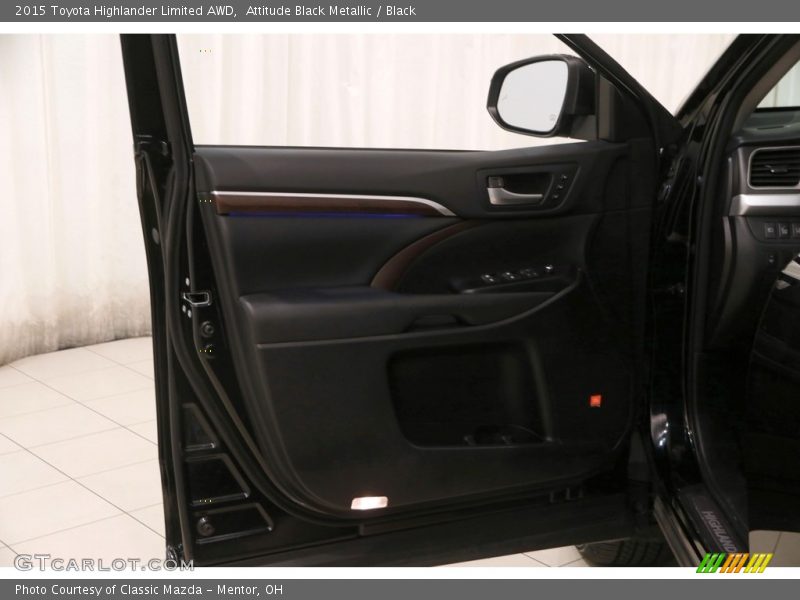 Attitude Black Metallic / Black 2015 Toyota Highlander Limited AWD