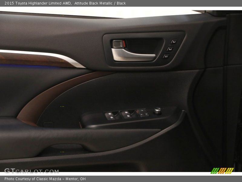 Attitude Black Metallic / Black 2015 Toyota Highlander Limited AWD