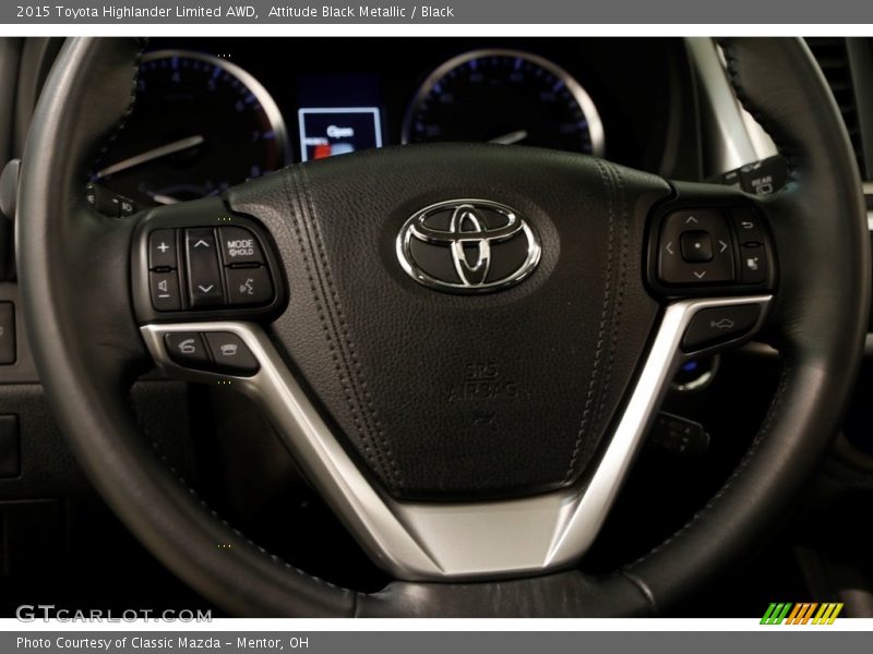 Attitude Black Metallic / Black 2015 Toyota Highlander Limited AWD
