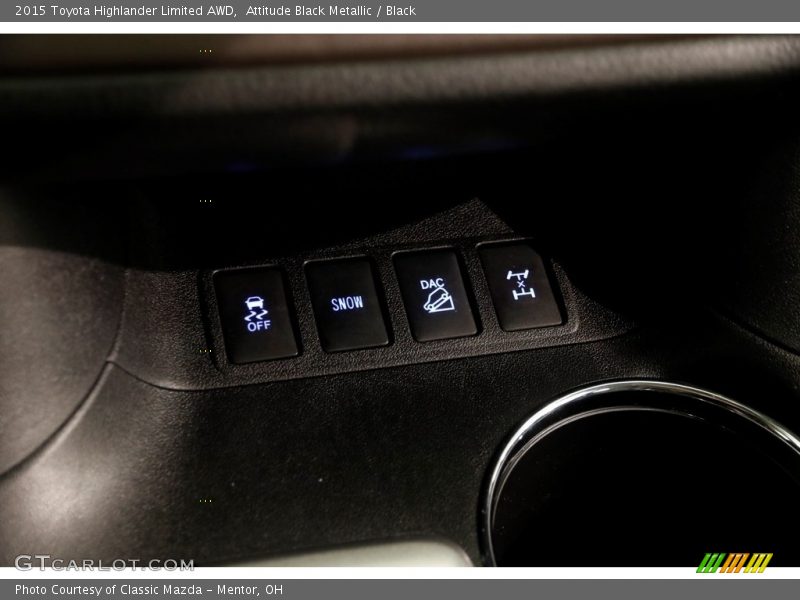 Attitude Black Metallic / Black 2015 Toyota Highlander Limited AWD