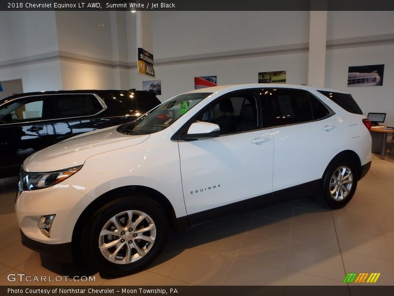 Summit White / Jet Black 2018 Chevrolet Equinox LT AWD