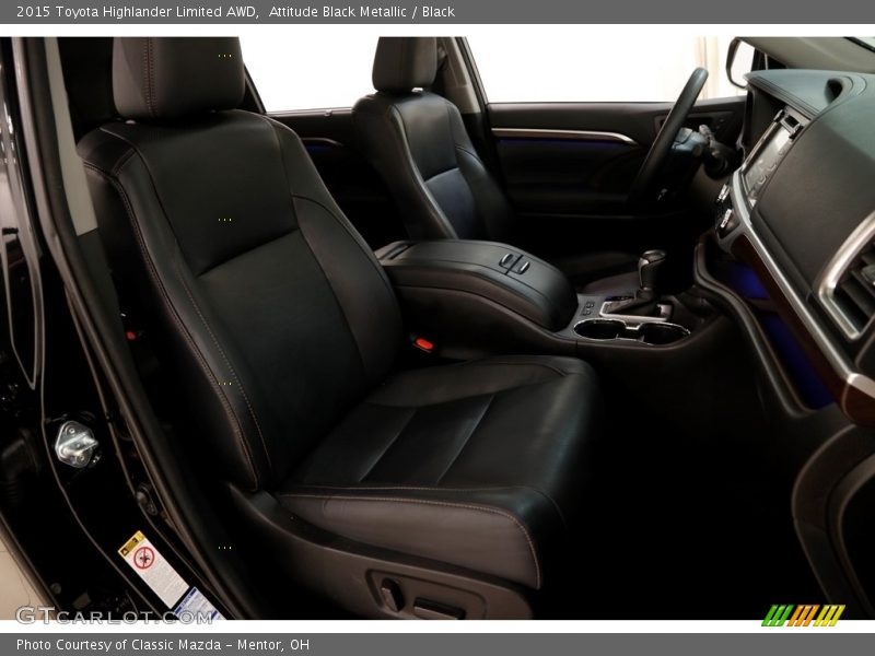 Attitude Black Metallic / Black 2015 Toyota Highlander Limited AWD