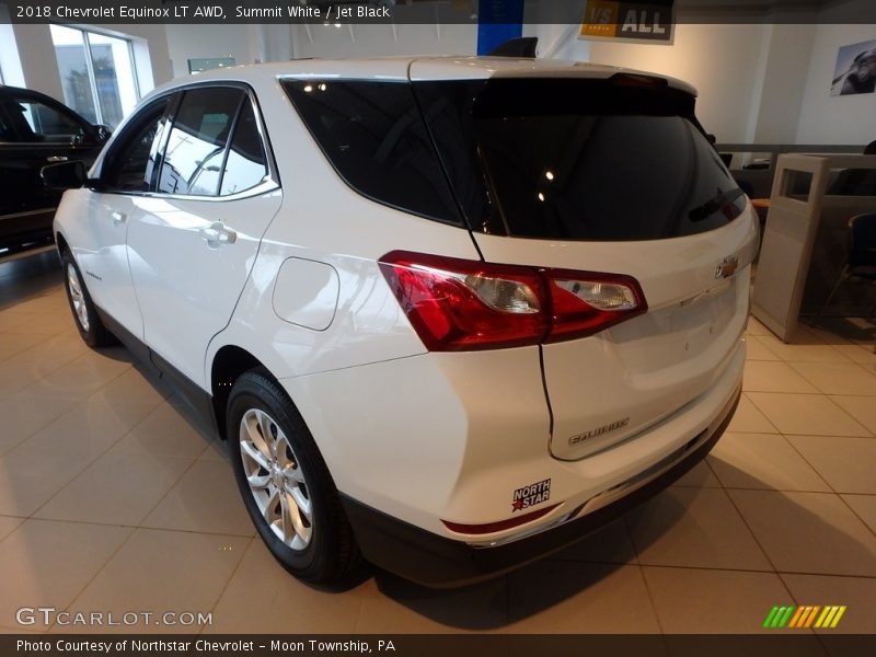 Summit White / Jet Black 2018 Chevrolet Equinox LT AWD