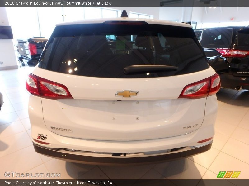 Summit White / Jet Black 2018 Chevrolet Equinox LT AWD