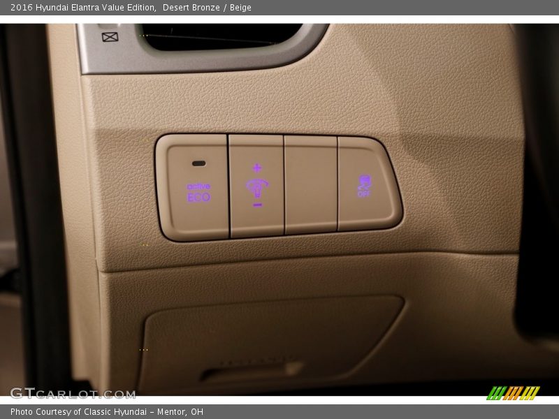 Desert Bronze / Beige 2016 Hyundai Elantra Value Edition