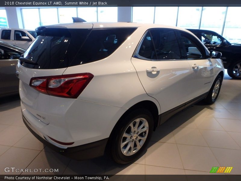 Summit White / Jet Black 2018 Chevrolet Equinox LT AWD