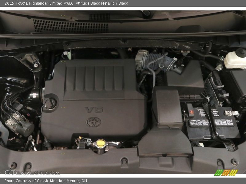 Attitude Black Metallic / Black 2015 Toyota Highlander Limited AWD