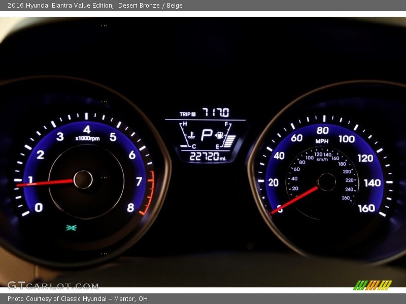 Desert Bronze / Beige 2016 Hyundai Elantra Value Edition